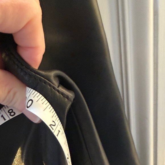 NWT Quince Women’s Washed Leather Biker Jacket – Black – Size Small - Picture 16 of 16